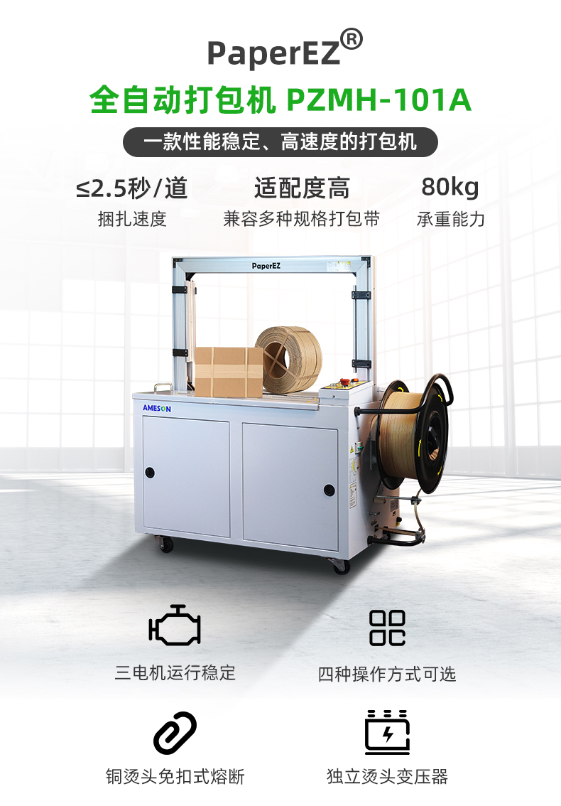PaperEZ 全自動打包機PZMH-101A簡介